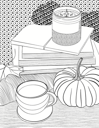 Fall Fun coloring sheets volume 1